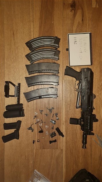 Image 3 for WE AK74UN + 5 magazines + upgrades + extras