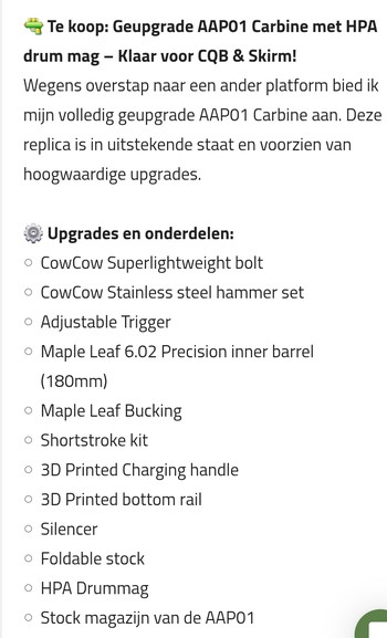 Image 2 pour Aap 01  hpa compleet  veel upgrades