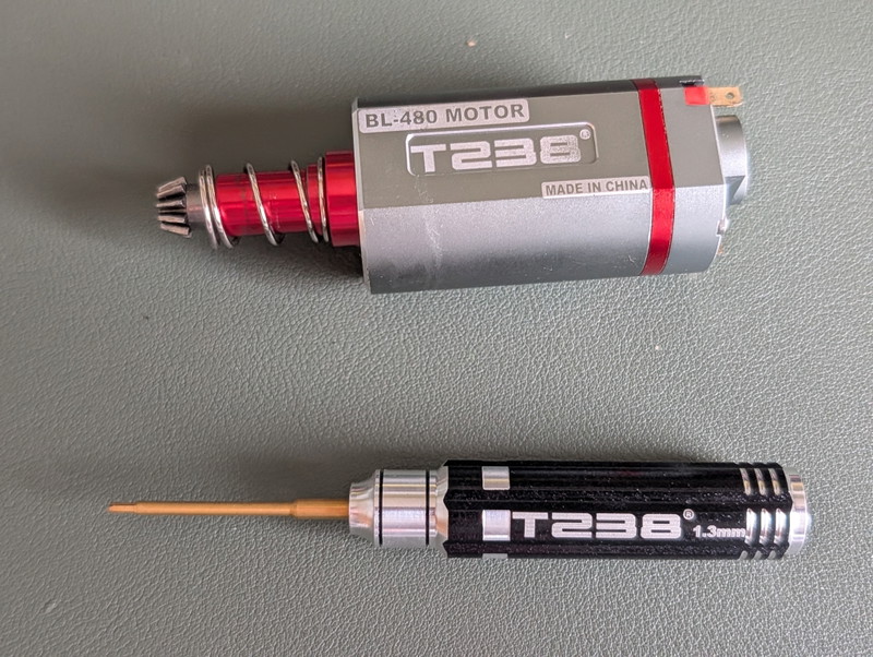 Image 1 for T238 Brushless verstelbare motor. Type BL-480 3500 KV / 39000rpm