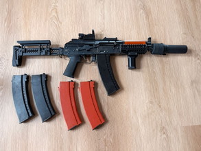 Bild für WE AK-74UN GBBR FULL STEEL UPGRADE + 4 MAGS