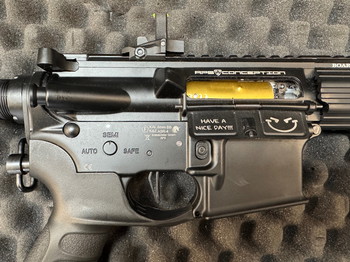 Afbeelding 4 van APS M4 12,5 Zoll KeyMod ASR-Series Vollmetall BlowBack S-AEG 6mm BB schwarz