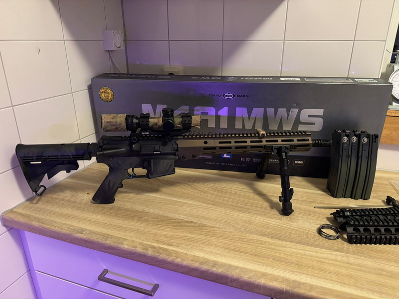 Image 1 for TM  MWS  GBBR - Singel shot - Extended Barrel and RIS