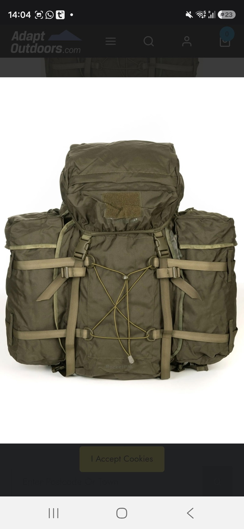 Image 1 for Snugpak rocketpak 70L