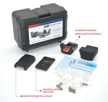 Image 2 pour Nieuwe Aim-O M1 red dot. Ongebruikt, inclusief universal mount.