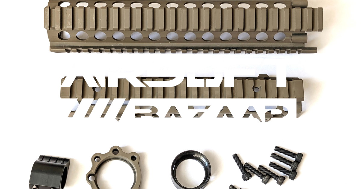 MK18 9 inch free float rail Daniel Defense style RIS RAS Handguard ...