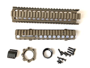 Image for MK18 9 inch free float rail Daniel Defense style RIS RAS Handguard