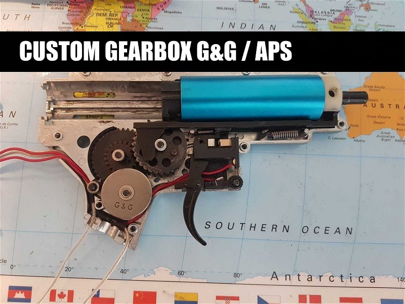 Afbeelding 1 van CUSTOM DROP-IN GEARBOX G&G/APS