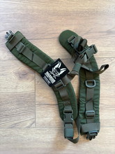 Image for Warrior plate carrier straps - green