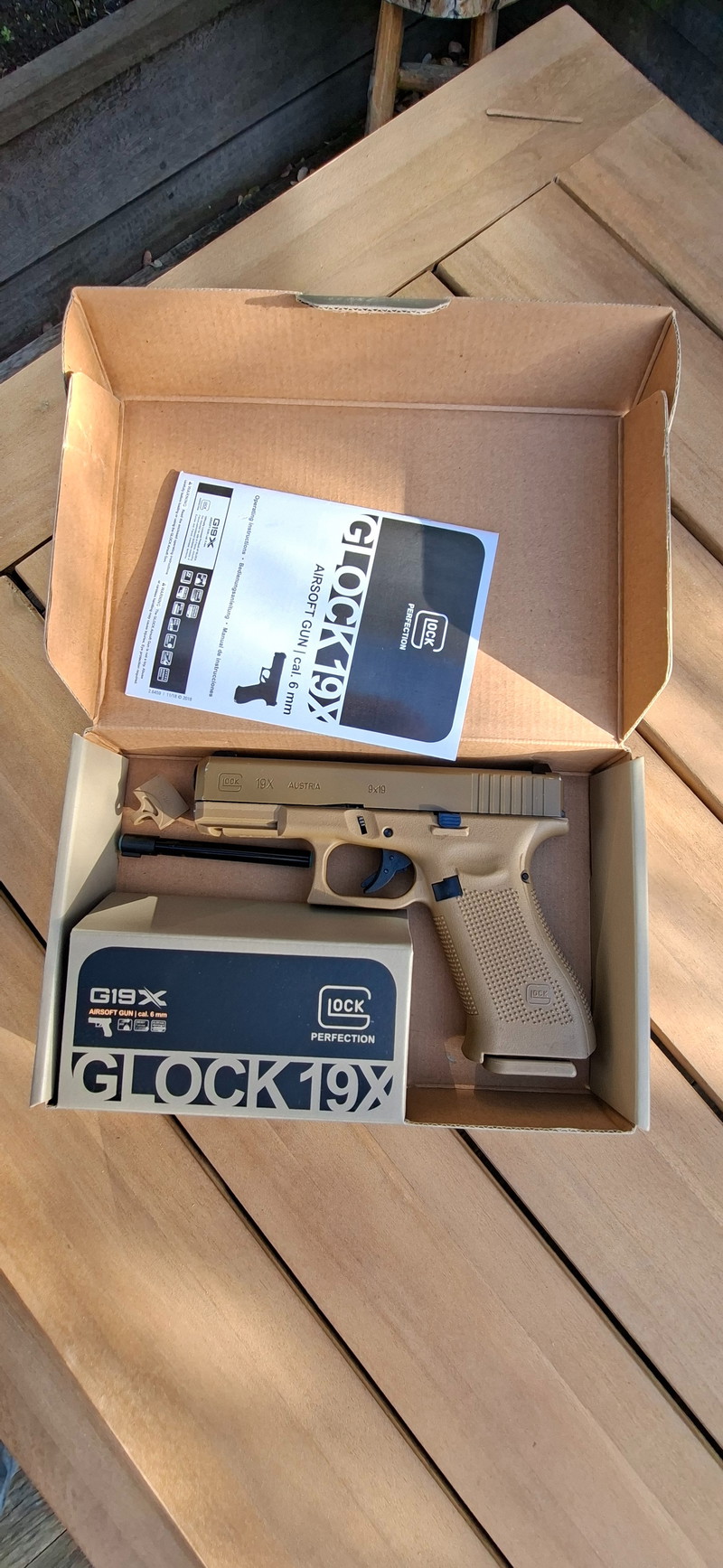 Imagen 1 de Umarex Glock 19x gbb + upgraded barrel/hop