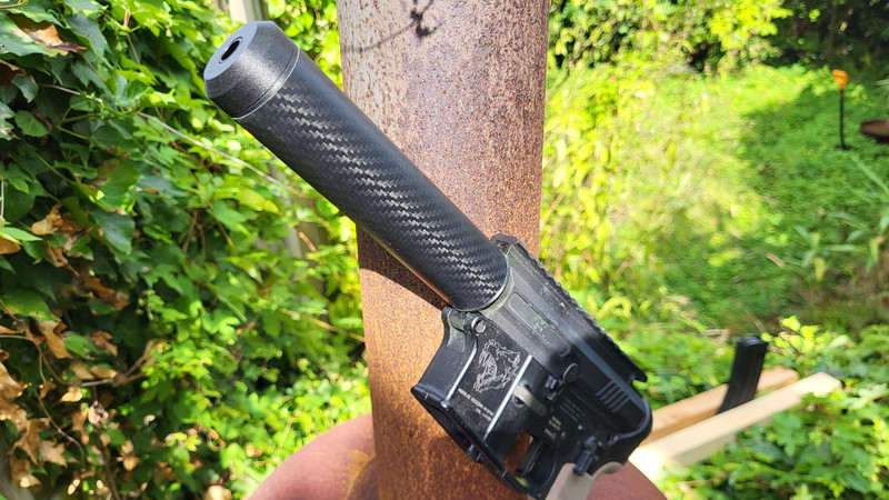 Afbeelding 1 van op maat gemaakte CARBON handguard, supper licht en stevig!!! VOOR AEG, HPA en MTW wolverine