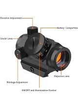 Image pour Sight T1 red dot  shipping included