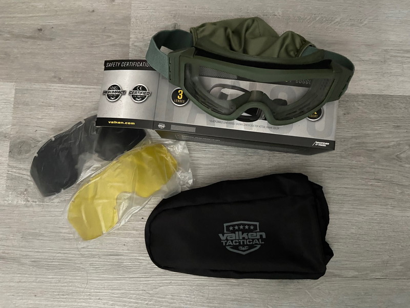 Bild 1 für Valken Tango Goggles Olive incl. 3 Lenzen