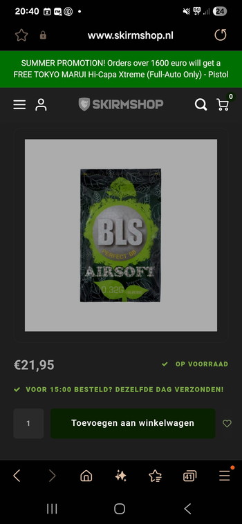 Image 3 pour BLS - Bio bbs - 0.32g - NIEUW