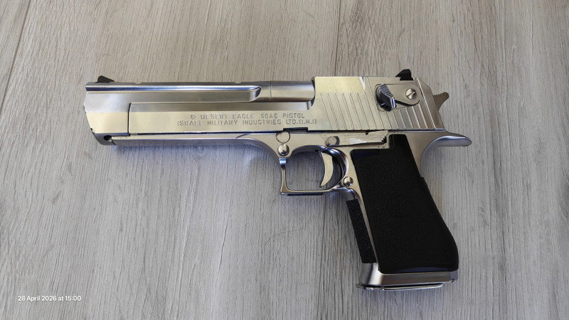 Image 1 pour Tokyo Marui Desert Eagle chome 50AE met extra magazijn
