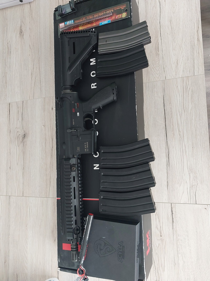 Image 1 for VFC HK416D AEG   compleet met upgrades & 5 stalen mid-caps