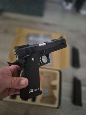 Image 2 for WE Tech Hi-Capa 5.1 Full Metal GBB, Inclusief 3 Magazijnen