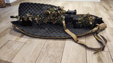 Afbeelding van Novritsch ssg96 sniper + scope, 3 mags, wapentas, sling en 3d cover