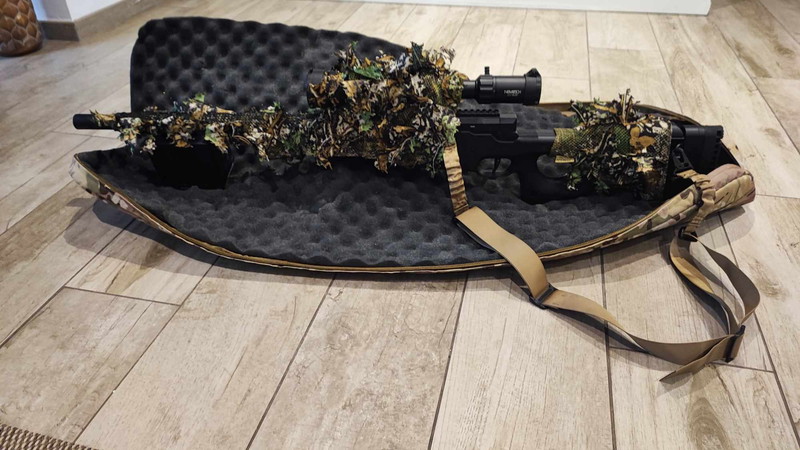 Afbeelding 1 van Novritsch ssg96 sniper + scope, 3 mags, wapentas, sling en 3d cover