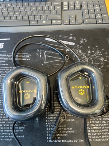Image 3 pour EARMOR 2 pairs headsets with helmet mount