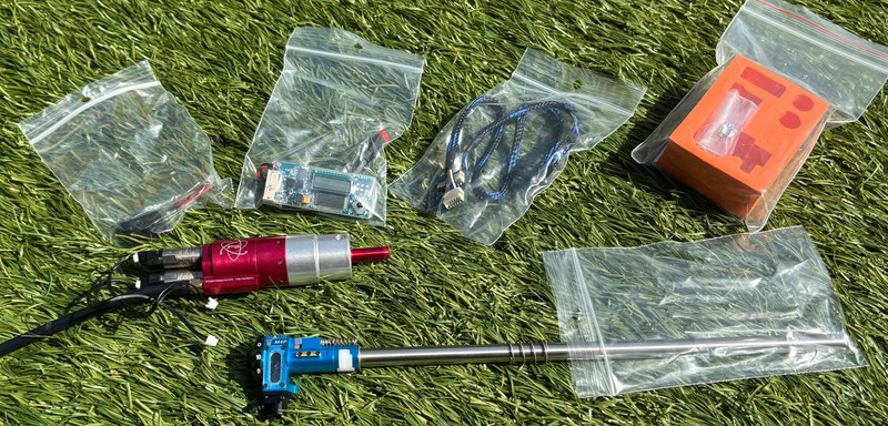 Image 1 for Polarstar F2 set + Maxx M4P + Maple Leaf 6.02 barrel + 2x 300MAH lipos +  4UAD (quad) bucking