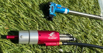 Image 2 for Polarstar F2 set + Maxx M4P + Maple Leaf 6.02 barrel + 2x 300MAH lipos +  4UAD (quad) bucking