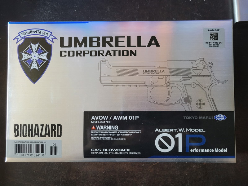 Afbeelding 1 van M9 Albert Wesker Model 01P Tokyo Marui