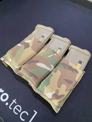 Imagen 2 de Tactische 5.56/7.62mm Lichtgewicht Elastische Triple Mag Pouch