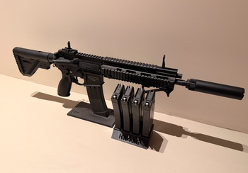 Image 5 pour HK416 A5 | GEN3 | GBB + 4 magazijnen en wapen/magazijn standaard