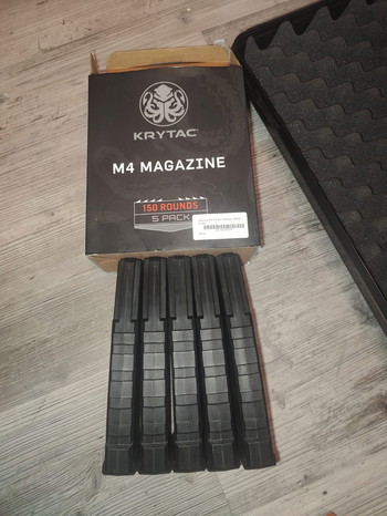 Imagen 3 de Complete Krytac AEG & GBB Set - Nauwelijks Gebruikt (Slechts 3 Skirms!)