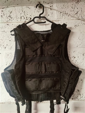 Afbeelding 2 van 2x Zwarte tactical vest