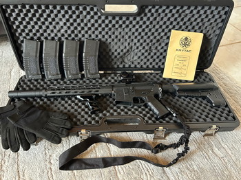 Imagen 2 de Lote Airsoft Krytac Trident MK2 CRB + accesorios completos