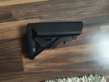 Bild 5 für E&C Sopmod M4 Nylon Crane Stock Schwarz und Tan