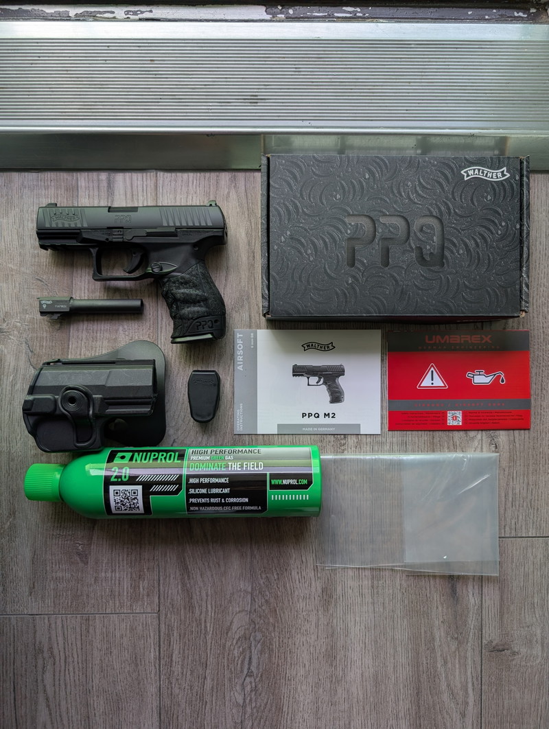 Afbeelding 1 van Walther PPQ M2 + SAT CNC Steel slide & Outer barrel kit