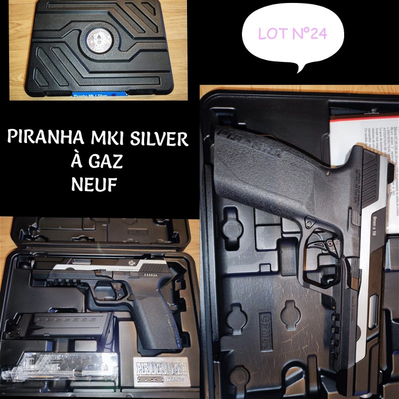 Afbeelding 1 van Piranha MKI Silver G&G Armament Gaz