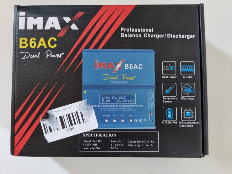 Imagen 1 de IMAX B6AC oplader NiHM & LiPo