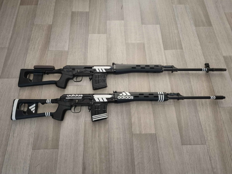 Afbeelding 1 van 2X WE GBB SVD custom (aluminium version)