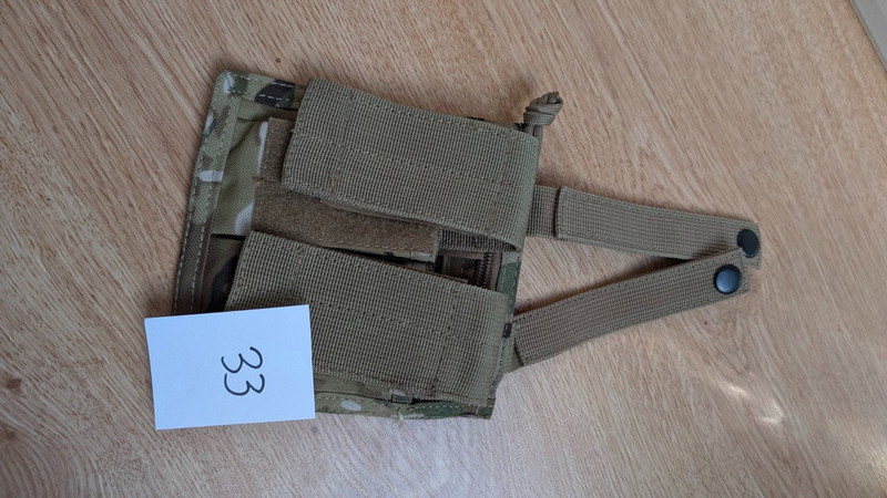Image 1 for Multicam MOLLE platform met dubbele pouches