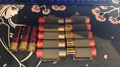 Imagen para 13x Shotgun shells+MOLLE shotgun shell houders