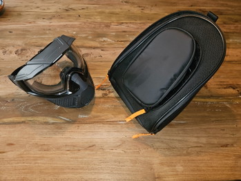 Image 4 for Masker CRBN Goggle Zero SLD Grey  incl storm fan en case