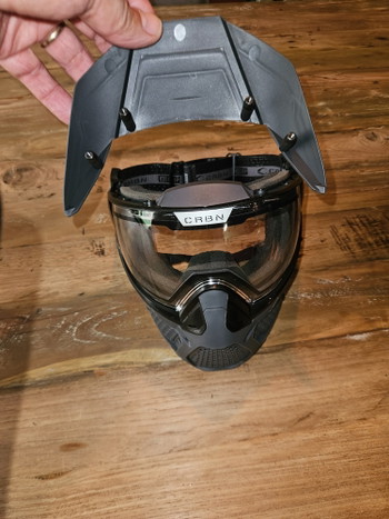 Image 6 for Masker CRBN Goggle Zero SLD Grey  incl storm fan en case