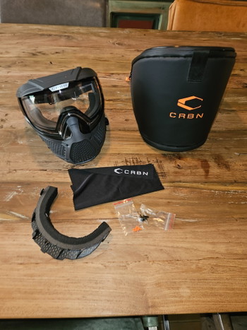 Image 8 for Masker CRBN Goggle Zero SLD Grey  incl storm fan en case