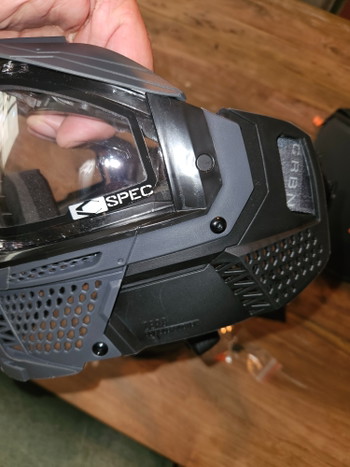 Image 9 for Masker CRBN Goggle Zero SLD Grey  incl storm fan en case