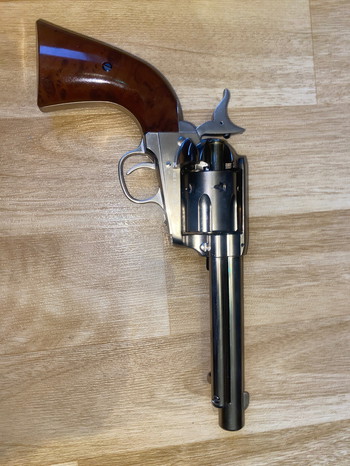 Image 3 pour Colt peacemaker 45 single action met leder western holster