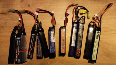 Afbeelding van Diverse lipo's batterijen