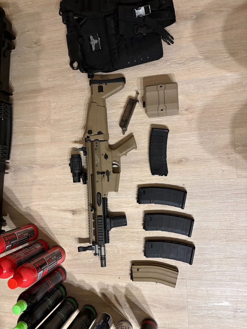 Image 1 for Upgraded SCAR-L Open Bolt | V3 | Rifle | GBB | Tan | WE + other items