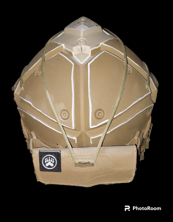 Afbeelding 3 van Tactical Helmet incl light. En nieuw set
