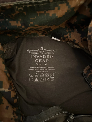Image 3 for invader gear marpat combat shirt