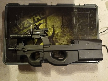 Bild 4 für Cyma p90 + case +2 mags en 3 dropleg pouches.