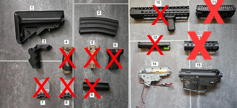 Image 1 for Kastopruiming. Diverse replica onderdelen en accessoires.