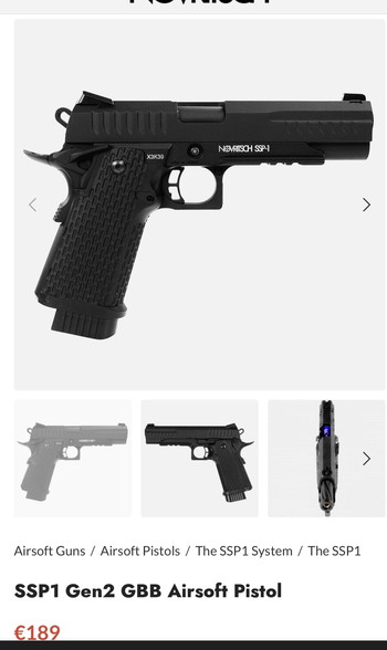 Afbeelding 3 van Wapen,NIEUW,Novritsch,handwapen